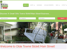 Tablet Screenshot of oldetownemainstreet.org